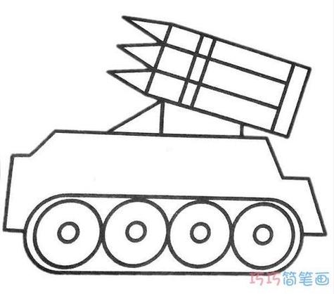 火箭炮简笔画图片大全，探索与欣赏，火箭炮简笔画图片大全，探索与欣赏的盛宴