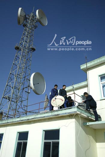 北海舰队通信总站，连接海域与陆地的信息枢纽，北海舰队通信总站，海域与陆地的信息桥梁