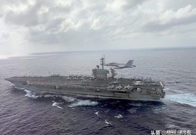 美国双航母夹击山东舰，海上力量的博弈与战略考量，美国双航母与山东舰的海上博弈，战略考量与力量较量