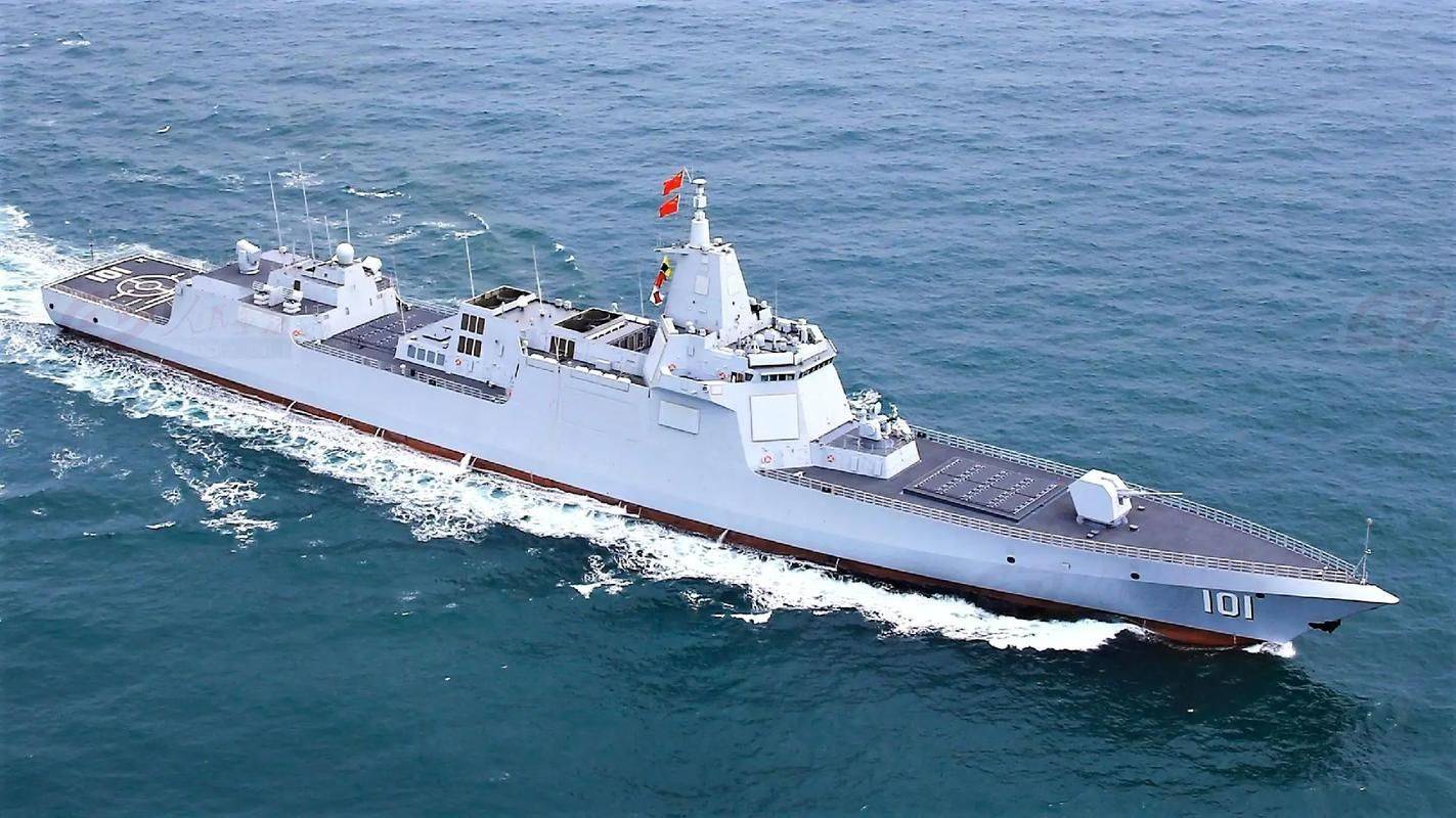 揭秘中国海军新利器，055型驱逐舰第10号舰的海试之旅，中国海军新利器揭秘，055型驱逐舰第10号舰海试之旅