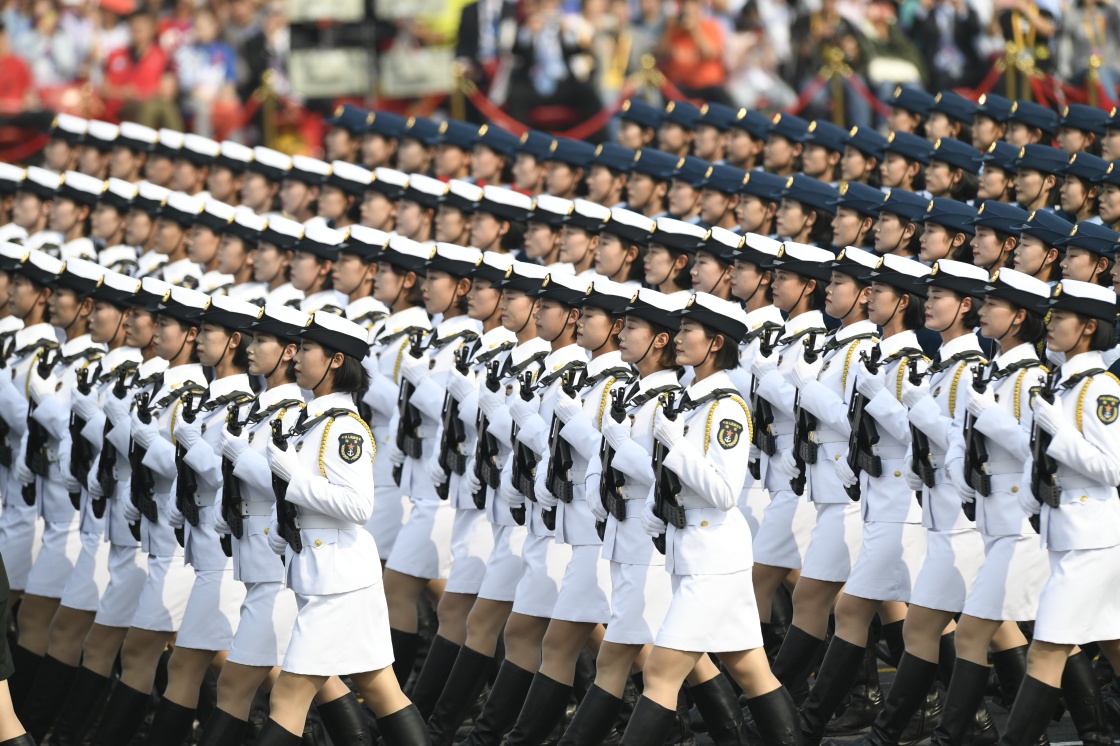 中国女兵方队，时代的骄傲与力量象征，中国女兵方队，时代骄傲与力量之象征