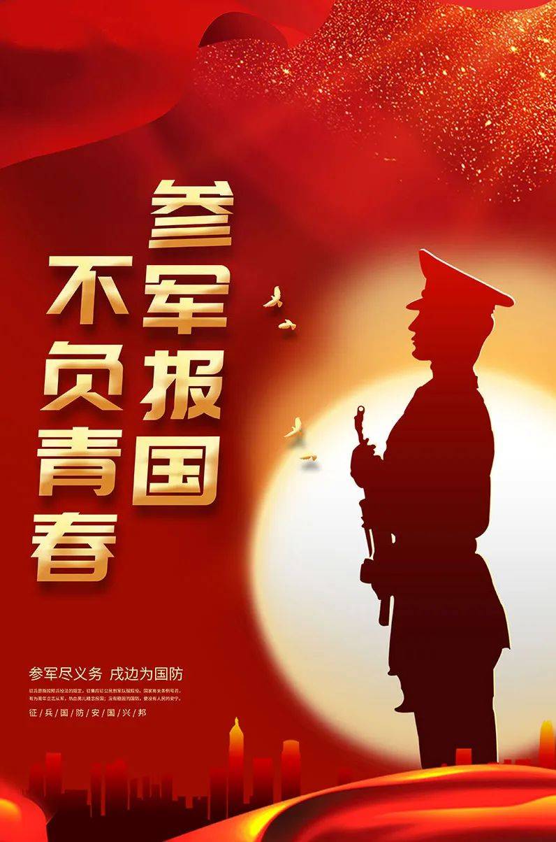 参军报国不负韶华——青年人的责任与担当，青年担当，参军报国，不负韶华时光