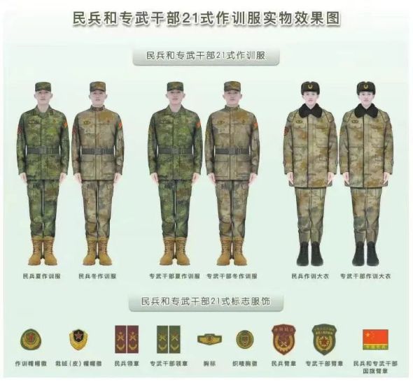 全军配发夹克式作训服，现代化军事转型的标志，全军配发夹克式作训服，现代化军事转型的显著标志