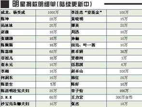 汶川大地震捐款排行榜，揭示社会爱心力量与责任担当，汶川大地震捐款排行榜，揭示社会爱心与责任担当的力量