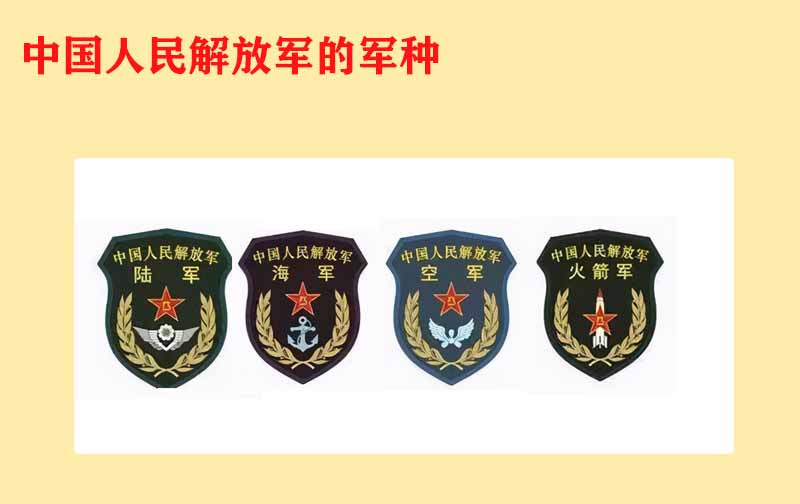 中国人民解放军兵种概述，中国人民解放军兵种概览
