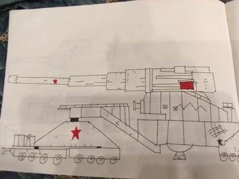 古斯塔夫巨炮的简笔画，一种历史的再现与艺术的创作，古斯塔夫巨炮简笔画，历史再现与艺术创作相融合