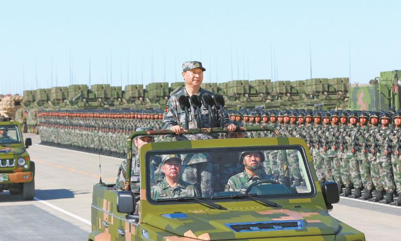 沙场阅兵讲话，荣耀与担当的见证，沙场阅兵讲话，荣耀与担当的交汇时刻