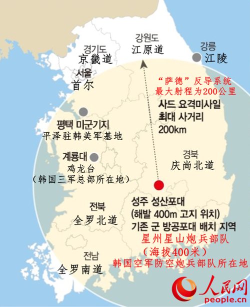韩国萨德部署地点及其影响分析，韩国萨德部署地点及其影响全解析