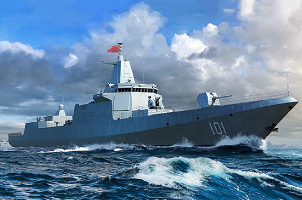 中国海军新纪元，055型驱逐舰的建造历程，中国海军新纪元，055型驱逐舰建造历程揭秘