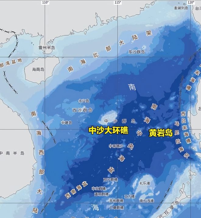 南海岛礁概览，南海岛礁全景概览