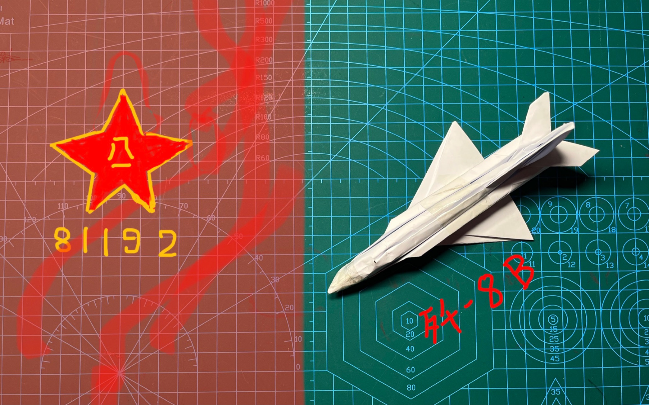 歼八飞机折纸艺术，从纸到翼的奇妙之旅，歼八飞机折纸艺术，纸翼的奇妙之旅