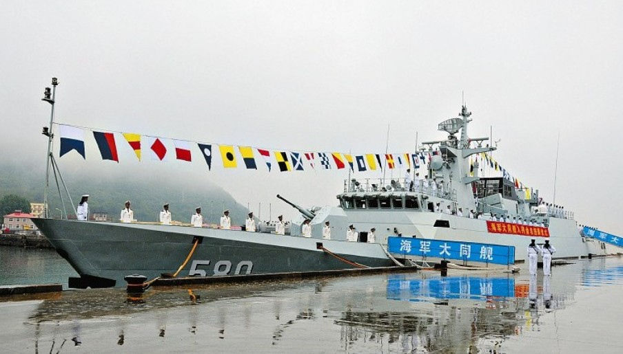 中国056型护卫舰的排水量研究，中国056型护卫舰排水量深度解析