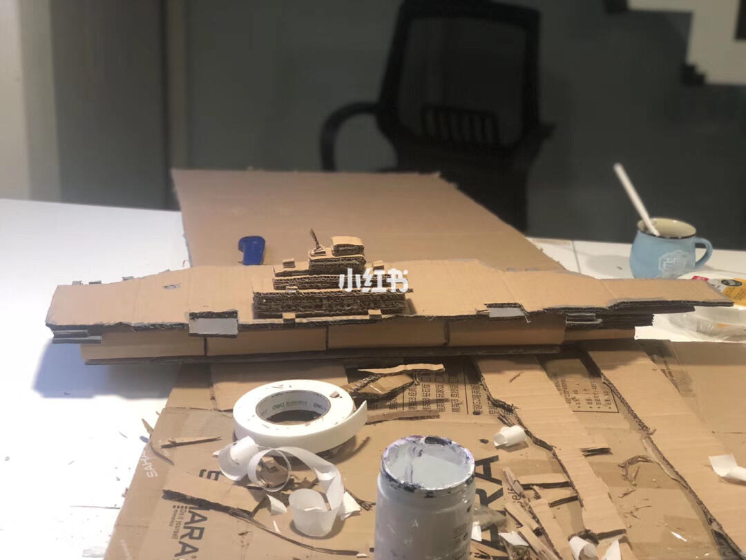 用纸制作航空母舰模型的奇妙旅程，纸制航空母舰模型的奇妙探索之旅