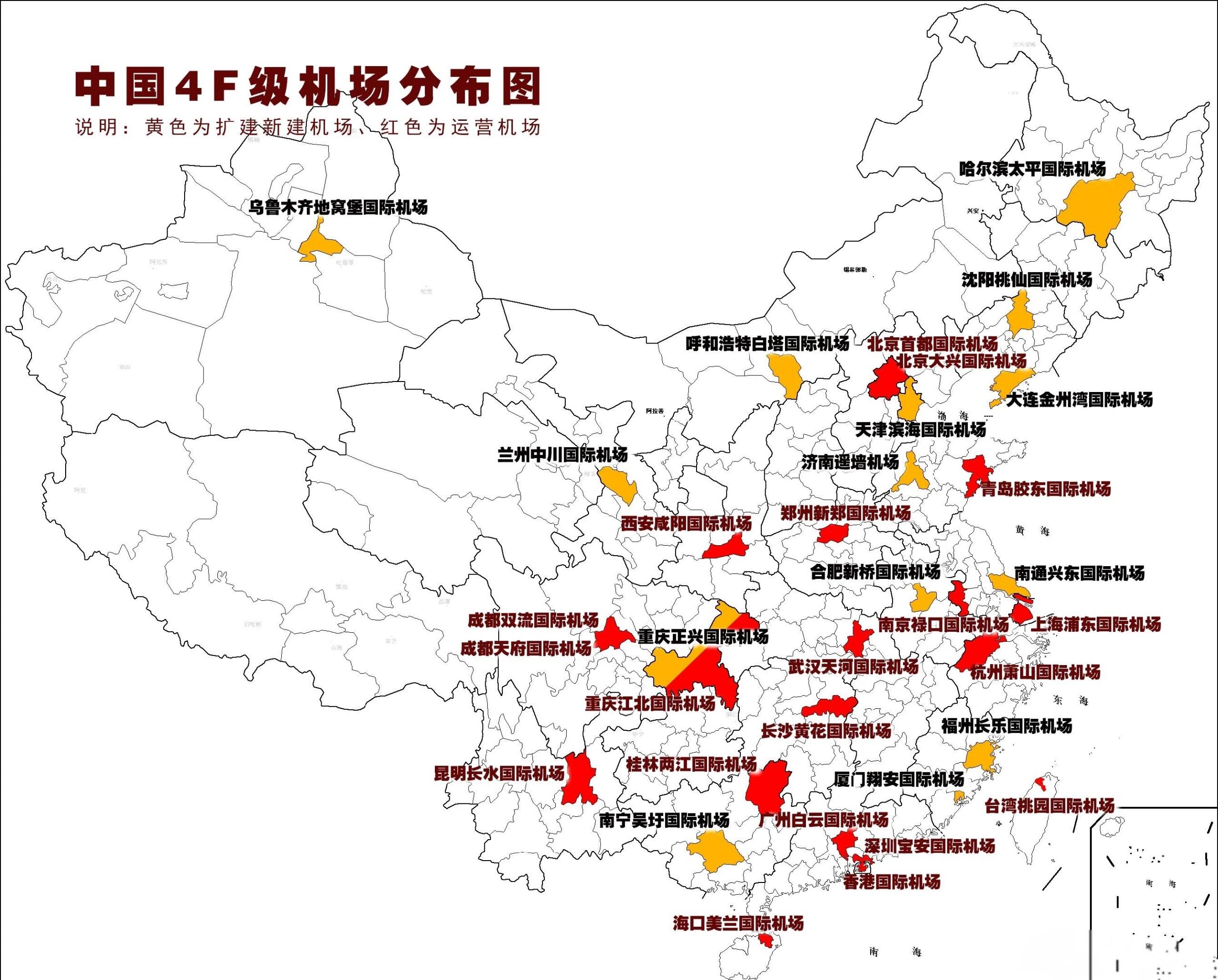 我国的军用机场概述，我国军用机场概览