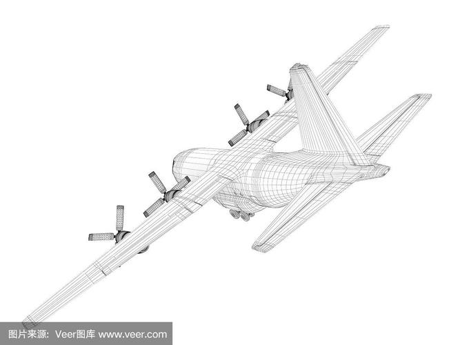 C-130运输机绘画指南，一步步带你走进航空艺术的殿堂，C-130运输机绘画指南，航空艺术的探索之旅