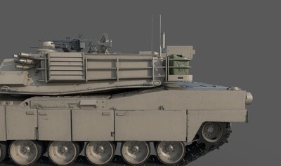 M1A2艾布拉姆斯侧面，探究其历史、设计与实战价值，探究M1A2艾布拉姆斯侧面，历史、设计与实战价值解析