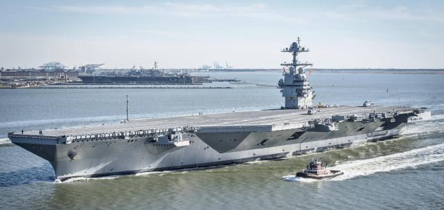 美国航母最大排水量是多少,揭秘美国海军舰队的巅峰之作,揭秘美国海军舰队巅峰之作,最大排水量航母揭秘