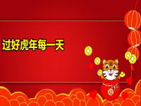 今天是虎年的最后一天，虎年最后一天告别，迎接兔年新春