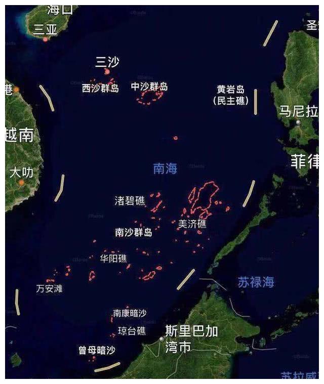 南海三大礁四小礁，历史、地理与海洋权益的重要性，南海三大礁四小礁，历史、地理与海洋权益的关键之地