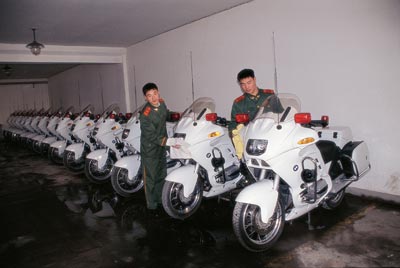 国宾摩托车护卫队视频，荣耀与责任，国宾摩托车护卫队的荣耀与责任瞬间捕捉