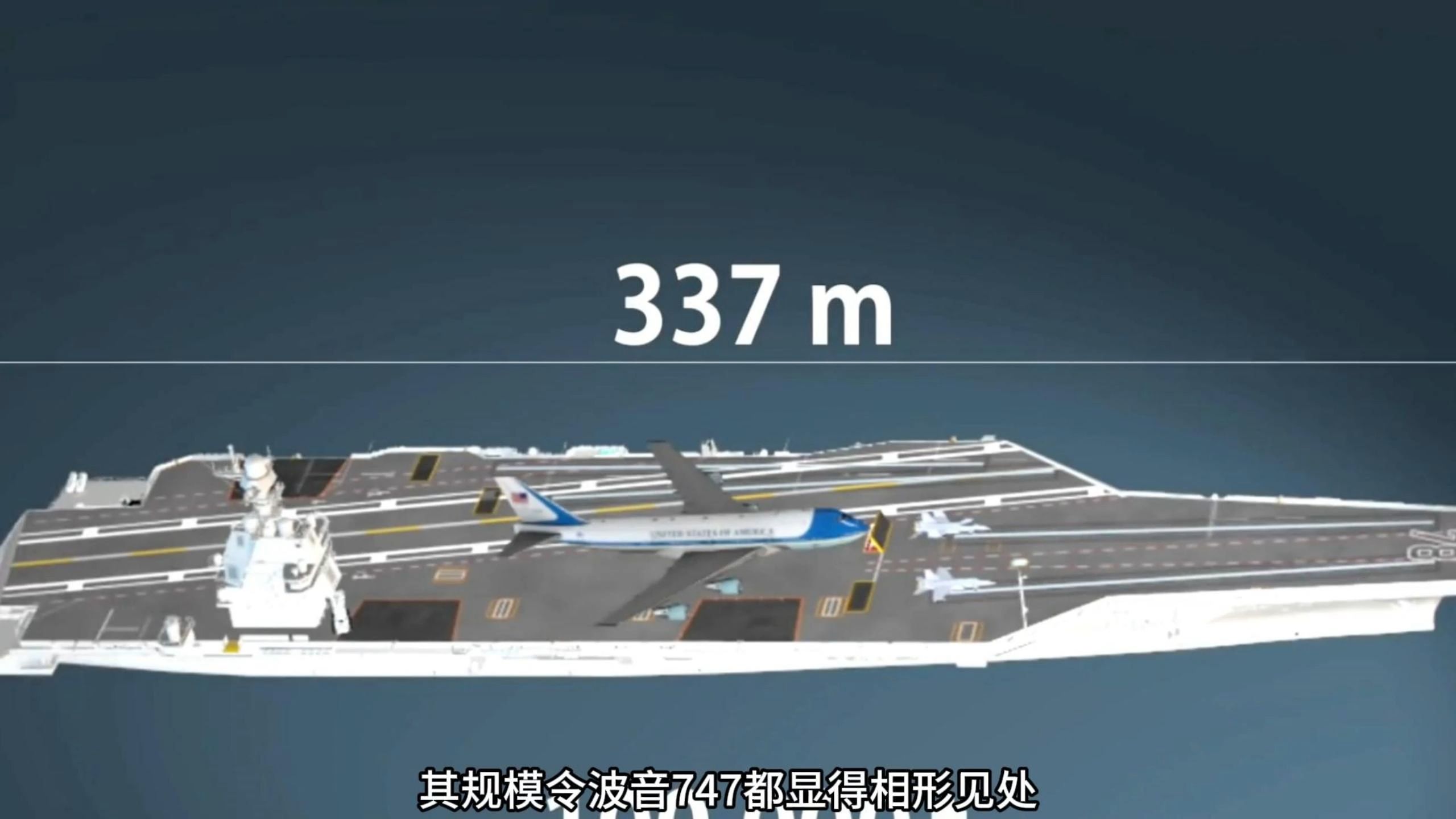 美国最大航母的尺寸与力量，揭示其长度、高度与宽度的奥秘，美国最大航母尺寸与力量揭秘，长度、高度、宽度全解析