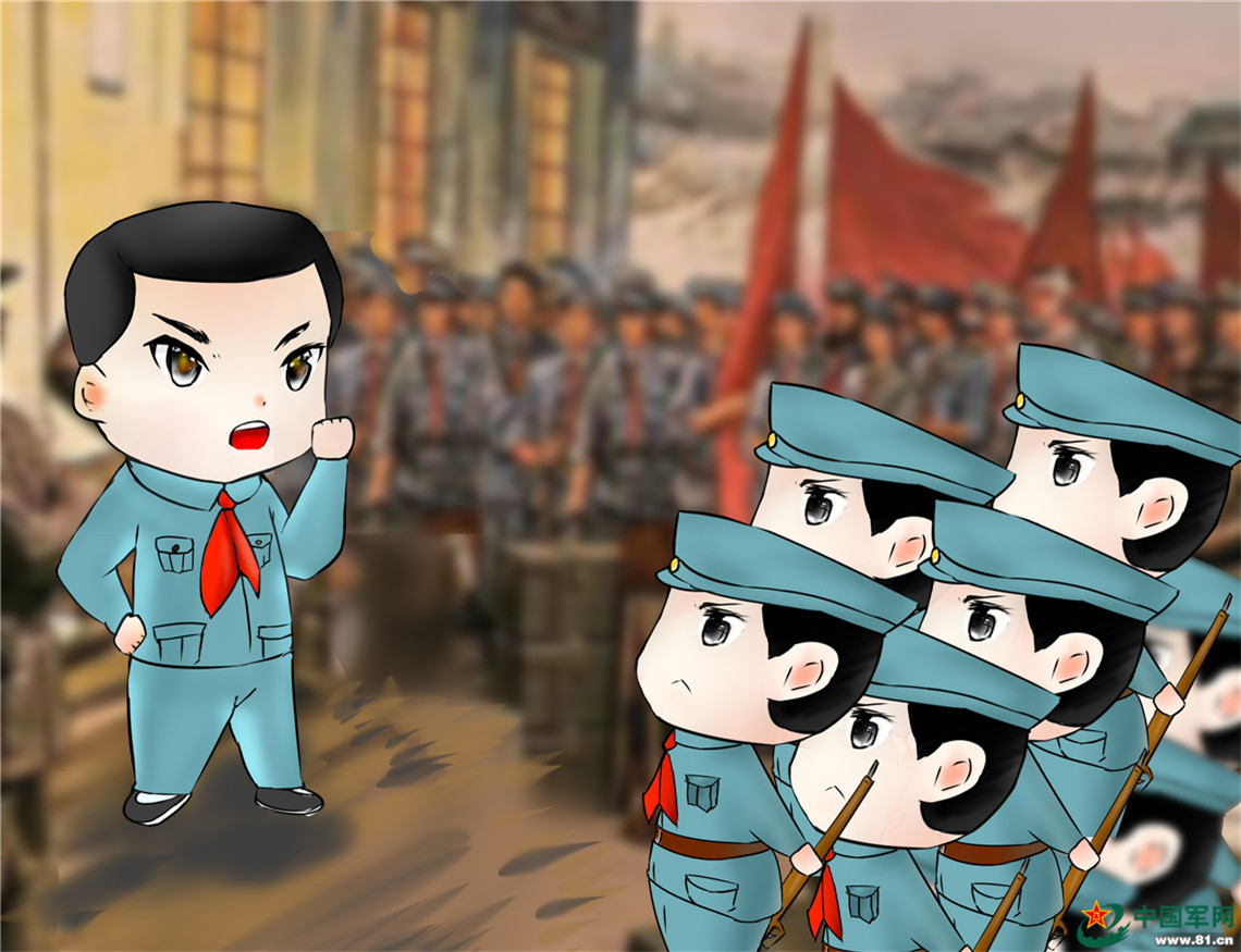 中国人民解放军与动漫图片的交融，现实与幻想的碰撞，中国人民解放军与动漫文化的交融，现实与幻想的碰撞时刻