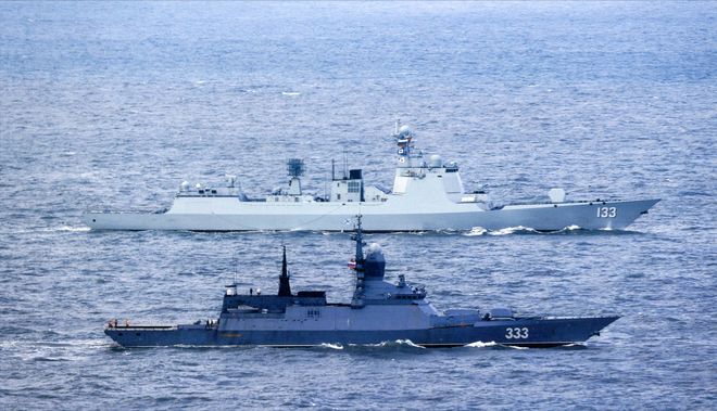 揭秘中国海军新利器，133重庆舰，揭秘中国海军新利器，重庆舰首度曝光