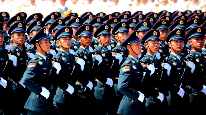 外国视角下的中国阅兵仪式，壮丽、震撼与力量的展现，外国视角下的中国阅兵仪式，壮丽、震撼与力量的展现全程回顾