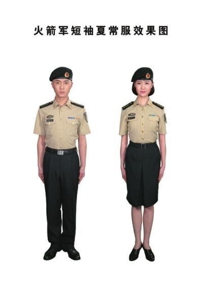 中国火箭军军服图片，荣耀与力量的象征，中国火箭军军服，荣耀与力量的标志图片