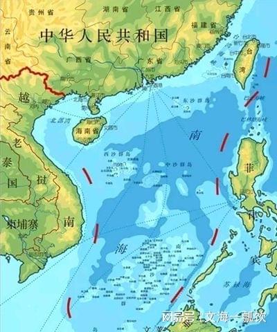 中国南海南沙群岛地图，揭示南海之心的丰富内涵，南海之心，南沙群岛地图揭示丰富内涵