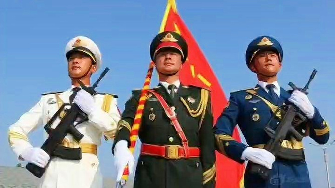 我军威武雄壮之师参加胜利日大阅兵,胜利日大阅兵,我军威武雄壮之师亮相盛典