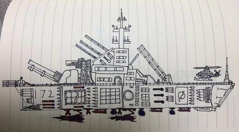 纸上的航空母舰,绘画指南与创意灵感,纸绘航空母舰,绘画指南与创意灵感探索