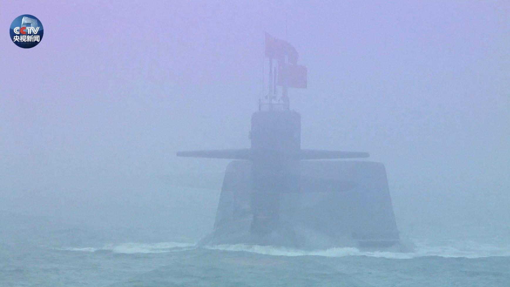 中国海军70周年阅兵大雾中的壮丽篇章,中国海军70周年阅兵,大雾中的威武之师