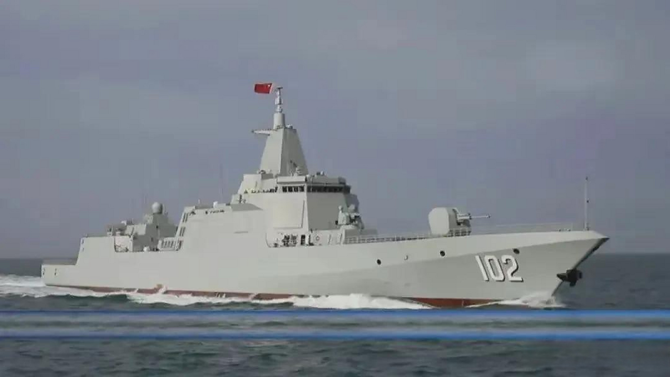 揭秘中国海军新利器,055型驱逐舰之055105号舰,揭秘中国海军新利器,055型驱逐舰之旗舰055105号