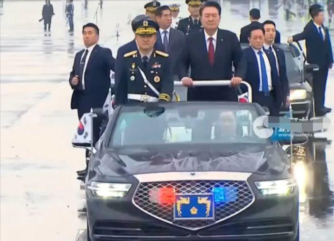 韩国阅兵仪式，美国带队的独特视角，韩国阅兵仪式，美国视角下的独特体验