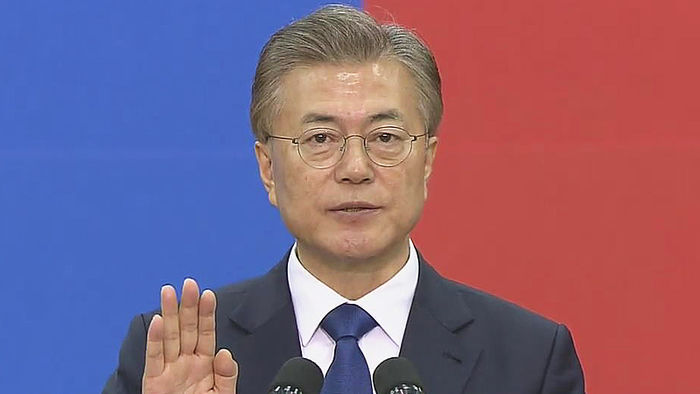 文在寅与萨德立，两大政治力量的交汇与碰撞，文萨交汇，两大政治力量的对话与碰撞