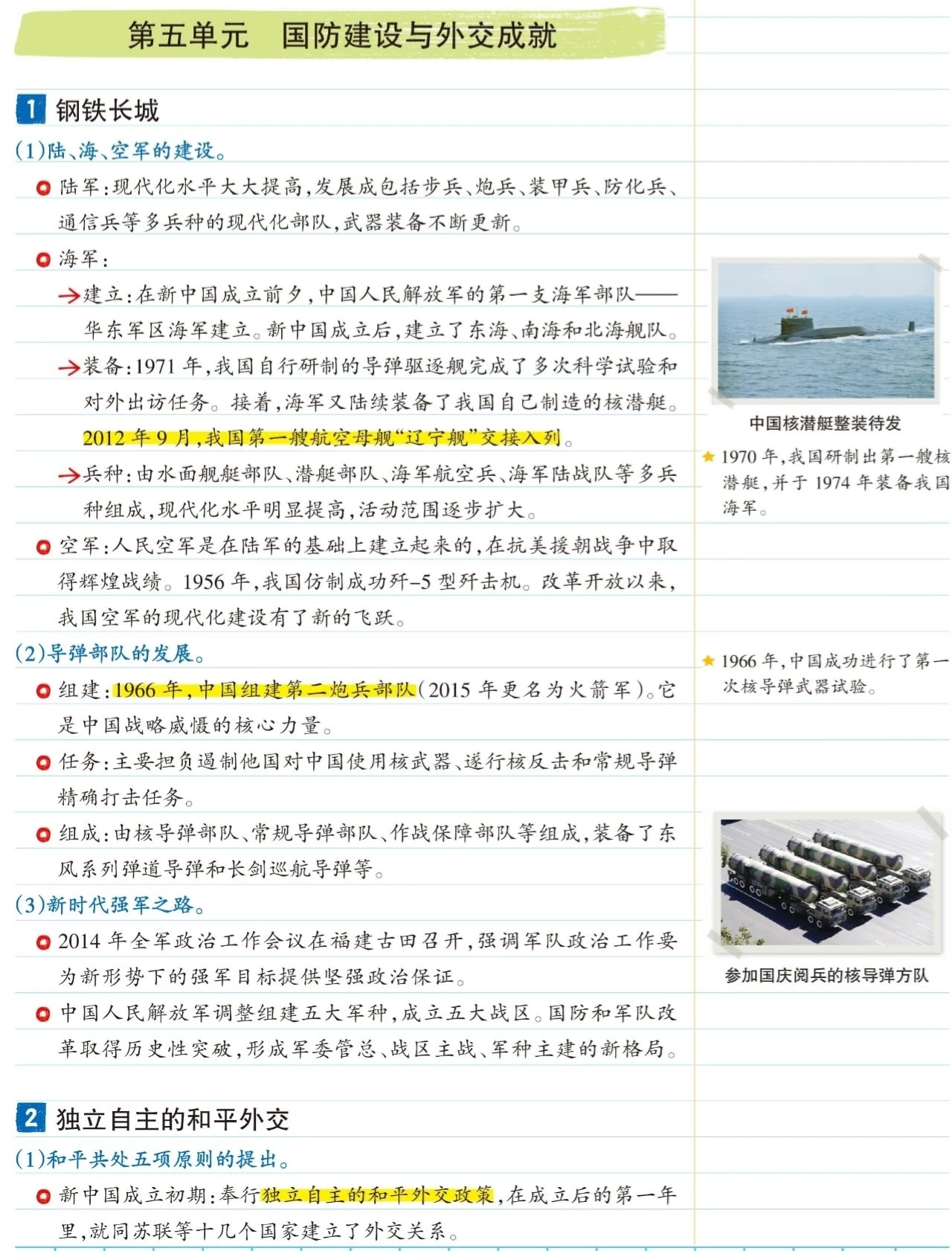 新中国国防建设的辉煌成就,新中国国防建设的辉煌成就概览