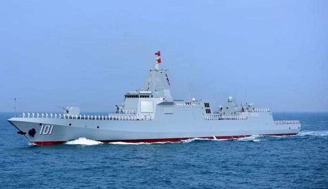 全新055大驱出现，引领海洋新时代的巨舰，全新055大驱引领海洋新时代，巨舰展现雄姿