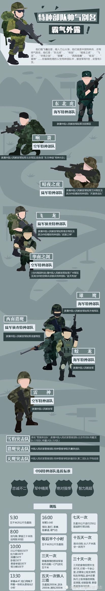 中国特种部队战力排行榜,中国特种部队战力排行榜揭晓