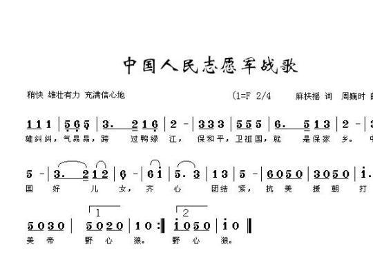 志愿军军歌完整歌词,英勇无畏的赞歌,志愿军军歌完整歌词,英勇无畏的赞歌,时代精神的传承