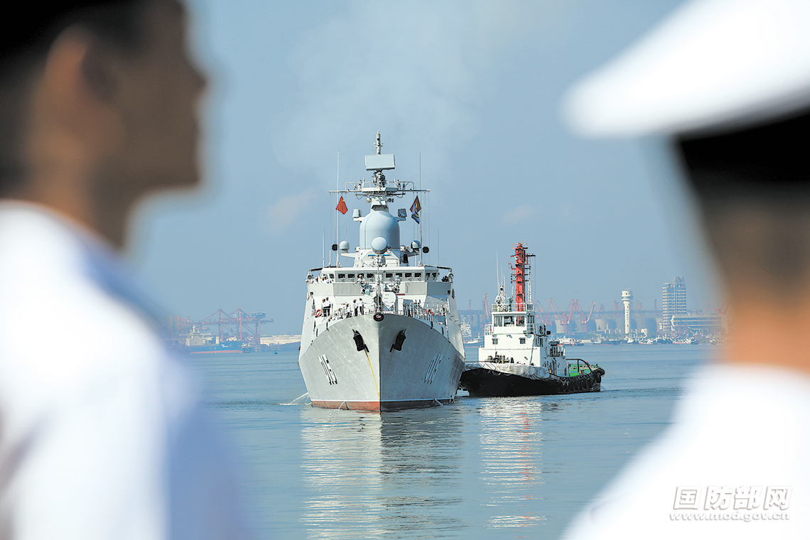 海军护卫舰运城号,中国海军力量的重要一环,中国海军护卫舰运城号,海军力量的关键一环