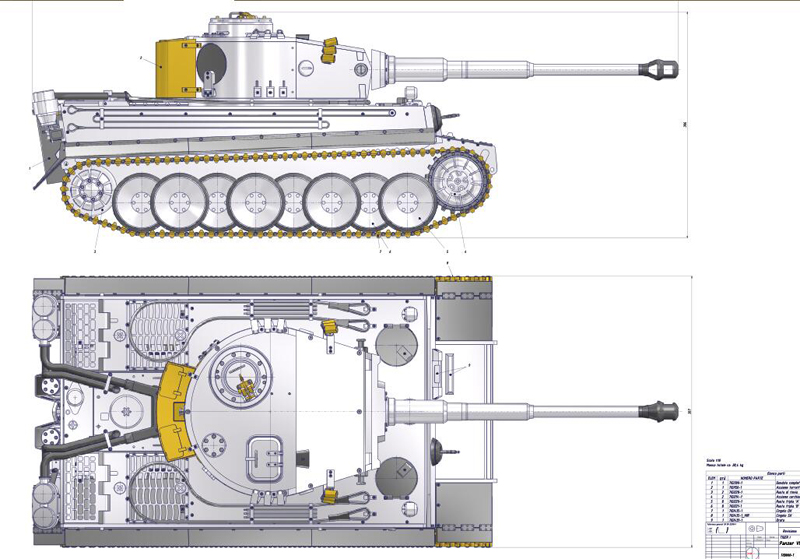 虎式坦克线图，二战中的钢铁巨兽，虎式坦克线图，二战钢铁巨兽的震撼力量
