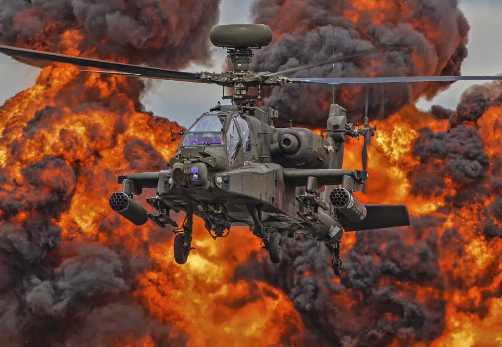 阿帕奇武装直升机实力超群,阿帕奇武装直升机,超凡实力展现