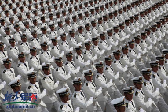 海军学员方队阅兵,荣耀与力量的展现,海军学员阅兵方队,荣耀与力量的汇聚
