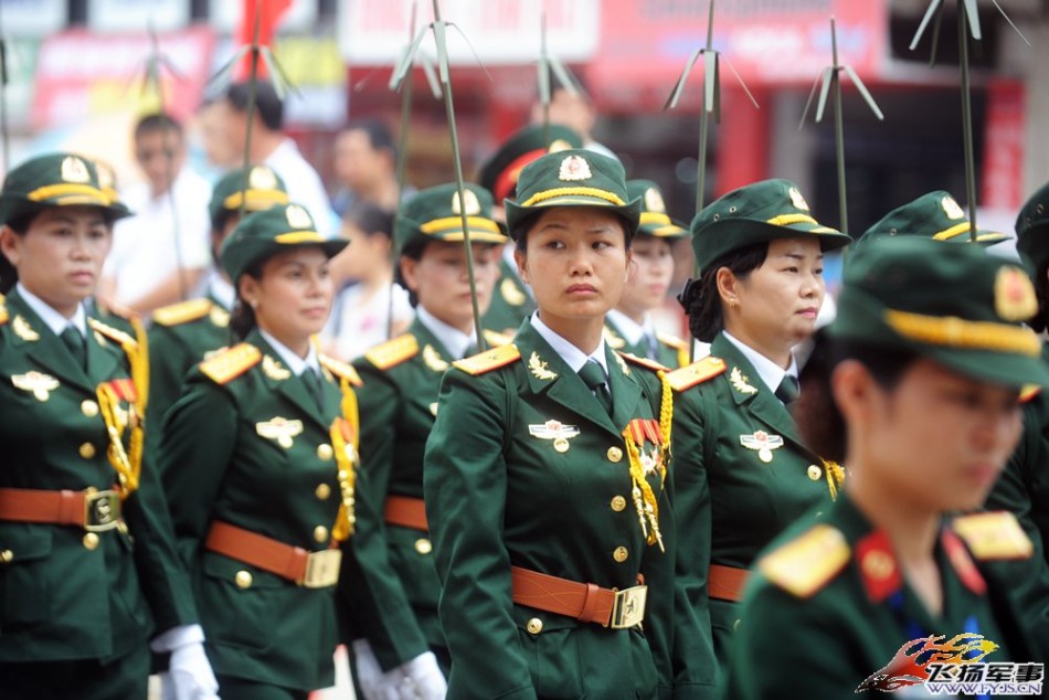 越南女兵大阅兵,展现力量与荣耀,越南女兵大阅兵,力量与荣耀的展现