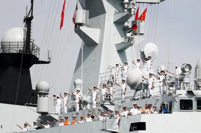 中国海军70周年,美国视角下的观察与对比,中国海军70周年庆典,美国视角下的观察与对比分析