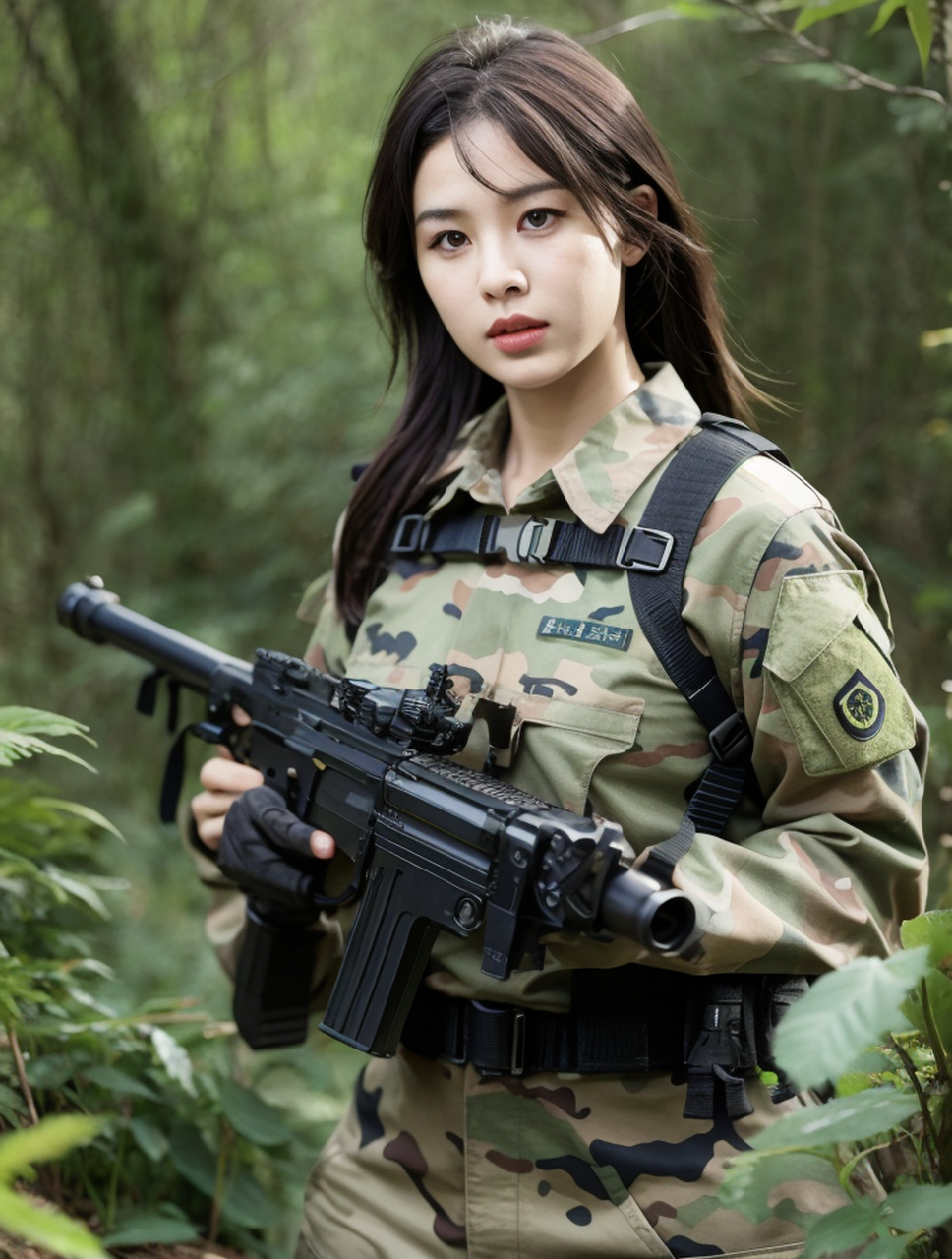特种兵美女,力量与柔美的完美结合,特种兵美女,力量与柔美的极致融合