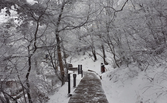 冬天爬华山，探寻适宜与挑战的完美结合，冬季华山行，探寻适宜与挑战的完美交融