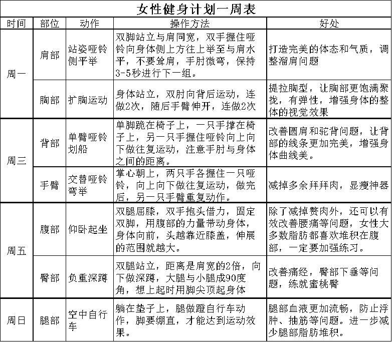 在家健身计划一周表，打造健康生活的蓝图，家庭健身一周计划表，塑造健康生活蓝图