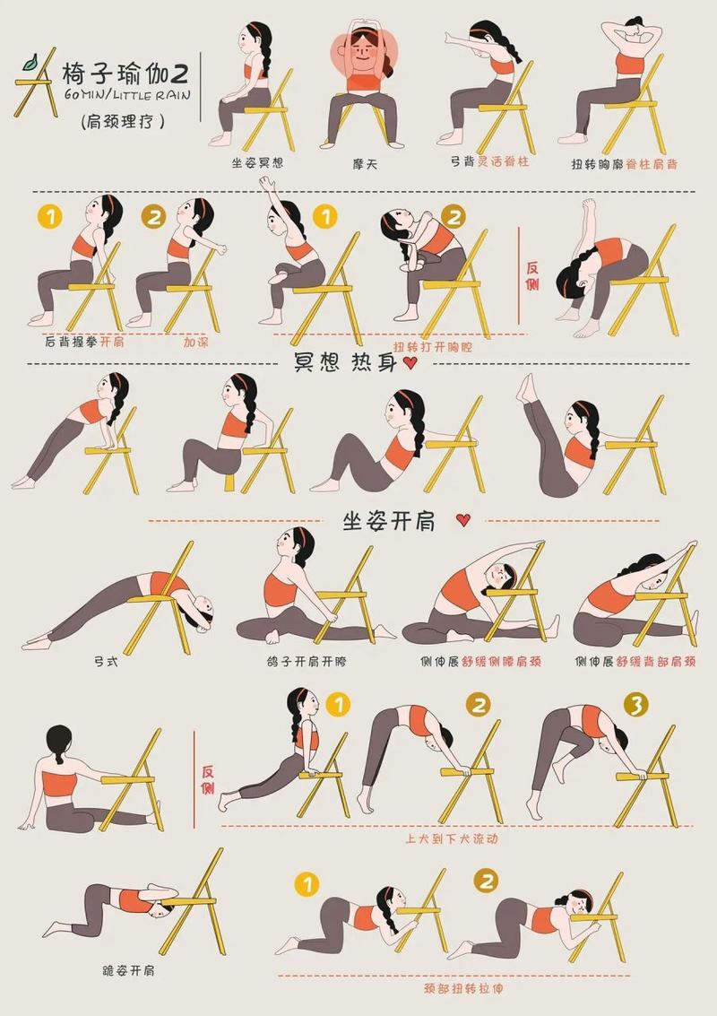 瑜伽肩颈理疗,探索25体式之美妙世界,瑜伽肩颈理疗,探索25体式之美妙奥秘